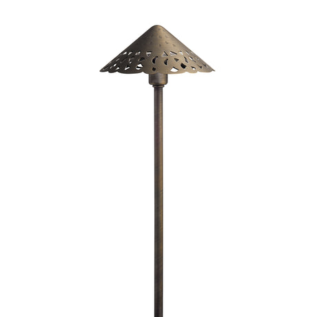 Cast Hammered Roof Integrated LED Path Light